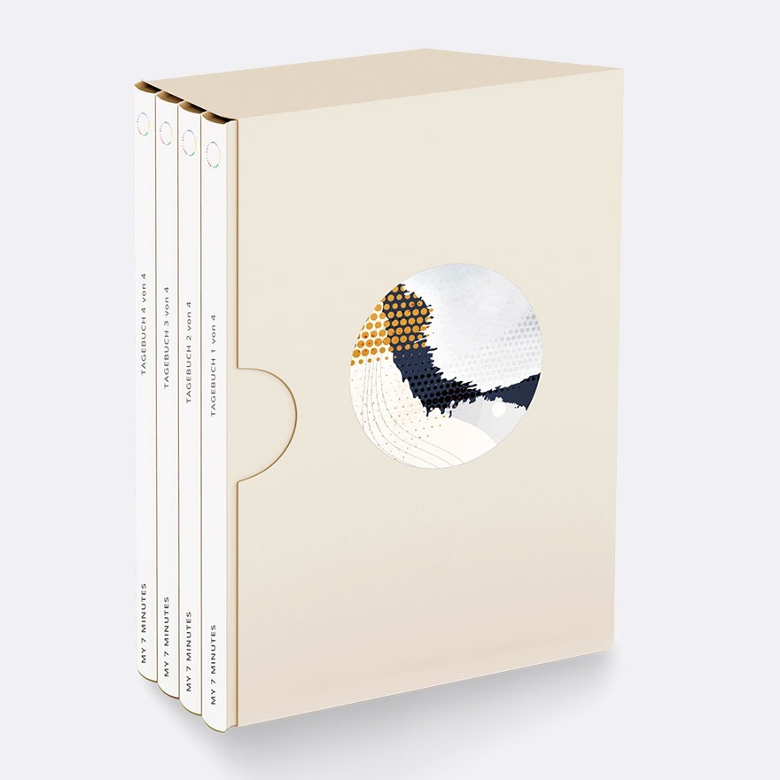 Design-Tagebücher im Schuber